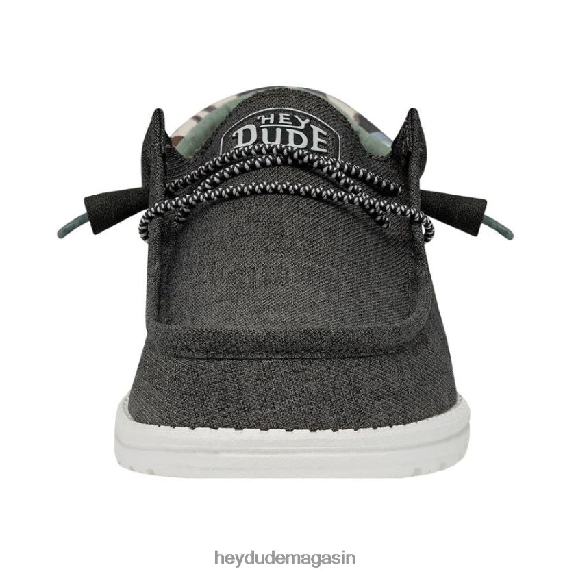 Hey Dude Hommes teinture de cravate wally funk gris chaussures DT40T4351