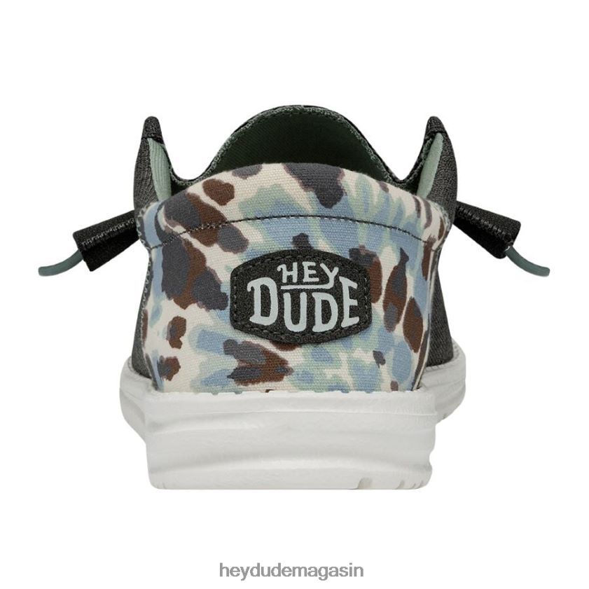 Hey Dude Hommes teinture de cravate wally funk gris chaussures DT40T4351