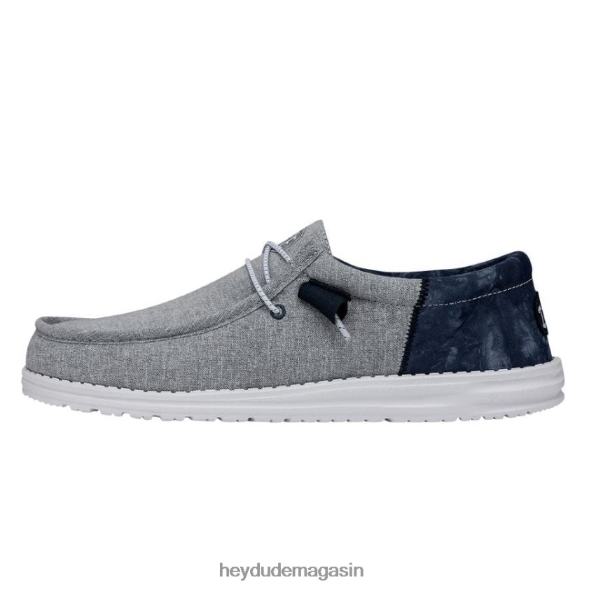 Hey Dude Hommes teinture de cravate wally funk indigo chaussures DT40T4350