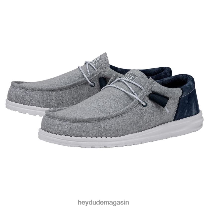 Hey Dude Hommes teinture de cravate wally funk indigo chaussures DT40T4350