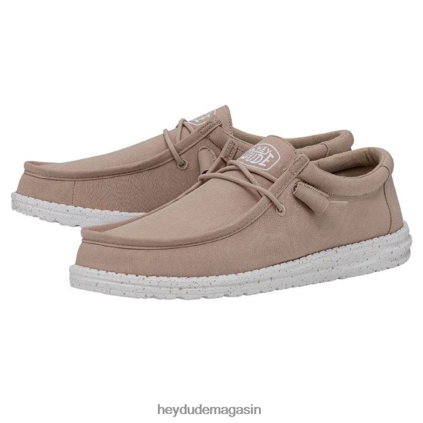 Hey Dude Hommes toile flammée wally bronzer chaussures DT40T4421