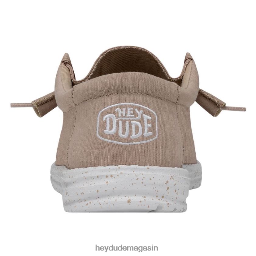 Hey Dude Hommes toile flammée wally bronzer chaussures DT40T4421