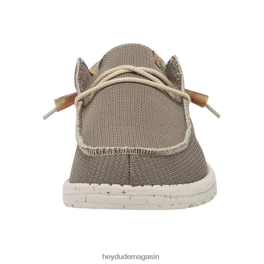 Hey Dude Hommes tricot wally brun du désert chaussures DT40T4466