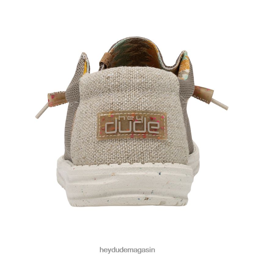 Hey Dude Hommes tricot wally brun du désert chaussures DT40T4466