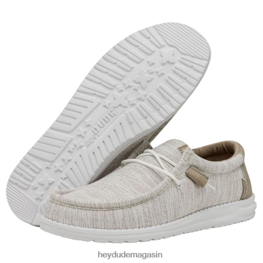 Hey Dude Hommes wally ascend tissé Côte d'Ivoire chaussures DT40T4387