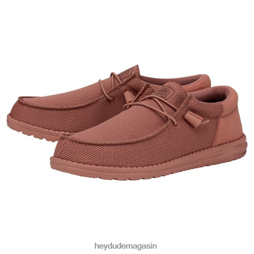 Hey Dude Hommes wally funk mono terre cuite chaussures DT40T4383