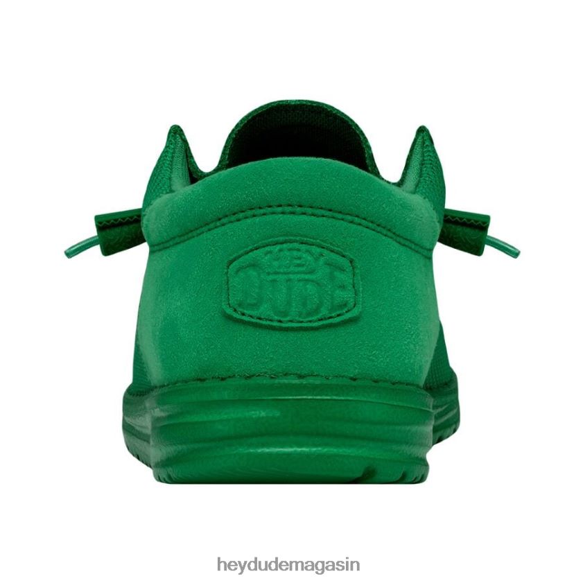 Hey Dude Hommes wally funk mono vert kelly chaussures DT40T4377