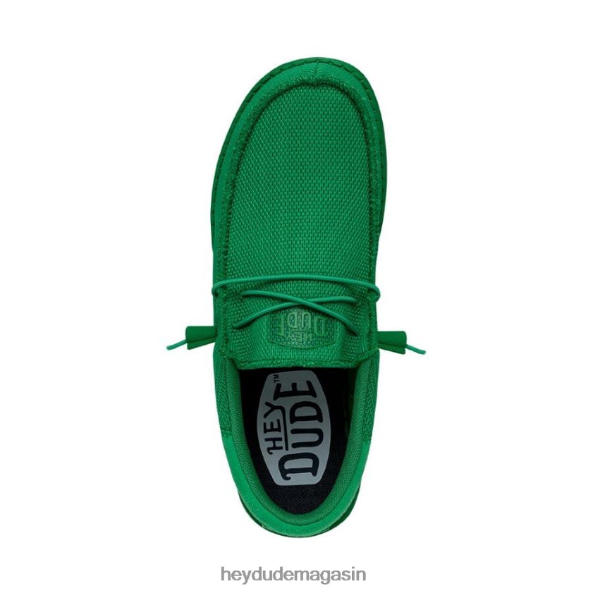 Hey Dude Hommes wally funk mono vert kelly chaussures DT40T4377