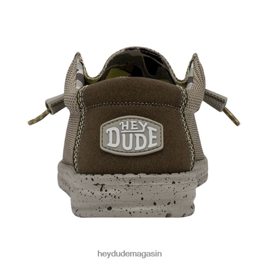 Hey Dude Hommes wally sox triple aiguille chameau chaussures DT40T4445