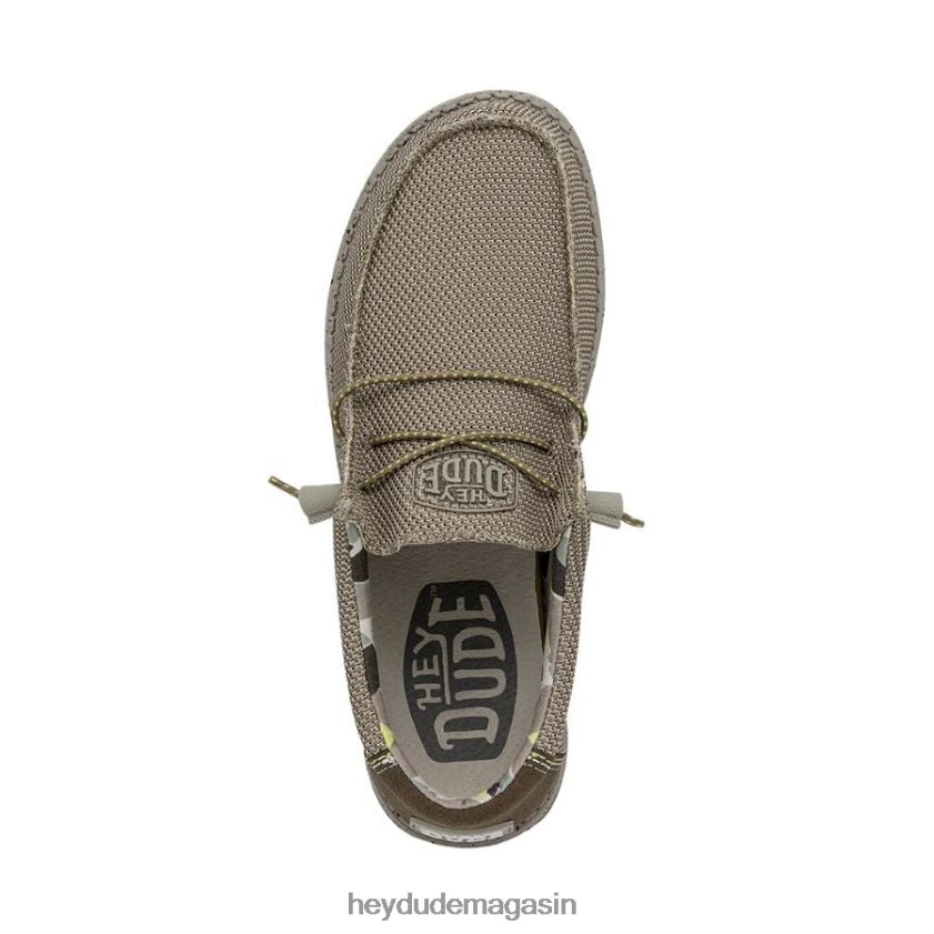 Hey Dude Hommes wally sox triple aiguille chameau chaussures DT40T4445