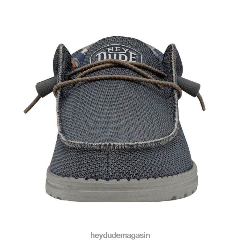 Hey Dude Hommes wally sox triple aiguille ombre bleue chaussures DT40T4441
