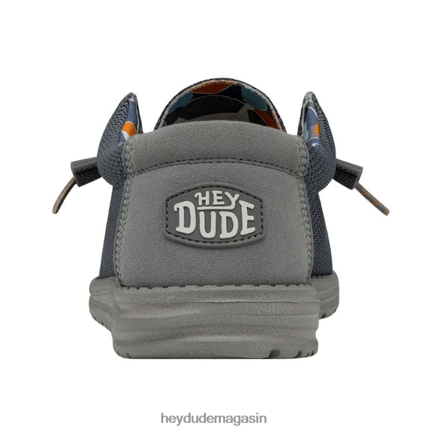Hey Dude Hommes wally sox triple aiguille ombre bleue chaussures DT40T4441