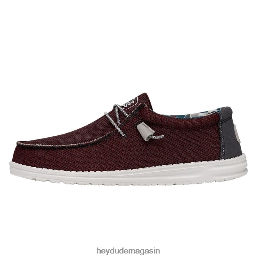 Hey Dude Hommes wally sox triple aiguille rouge karanda chaussures DT40T4443