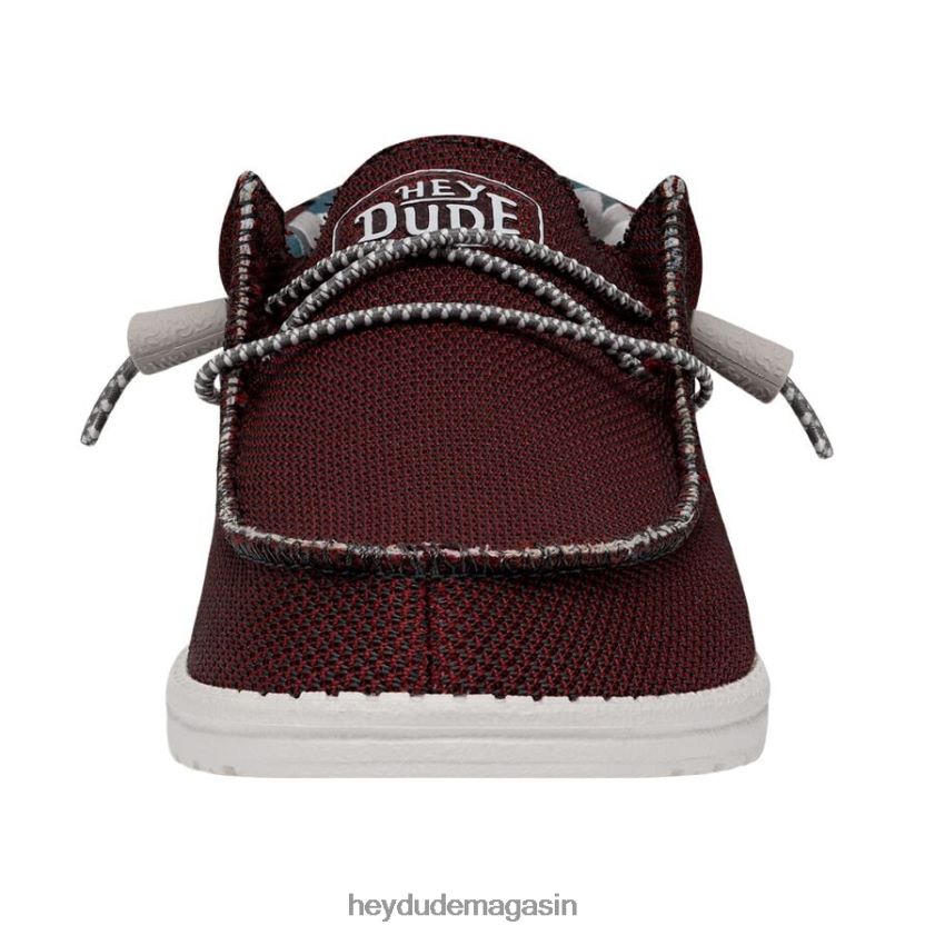Hey Dude Hommes wally sox triple aiguille rouge karanda chaussures DT40T4443