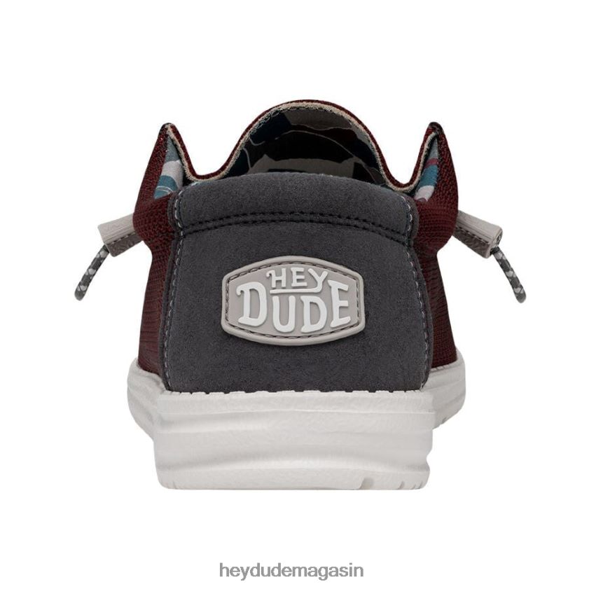 Hey Dude Hommes wally sox triple aiguille rouge karanda chaussures DT40T4443