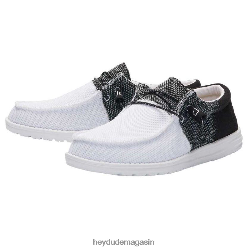 Hey Dude Hommes wally sox trouille glace noir chaussures DT40T4391