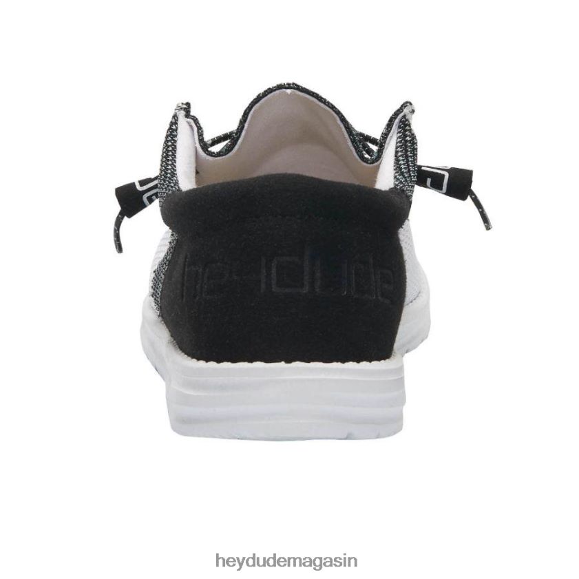 Hey Dude Hommes wally sox trouille glace noir chaussures DT40T4391