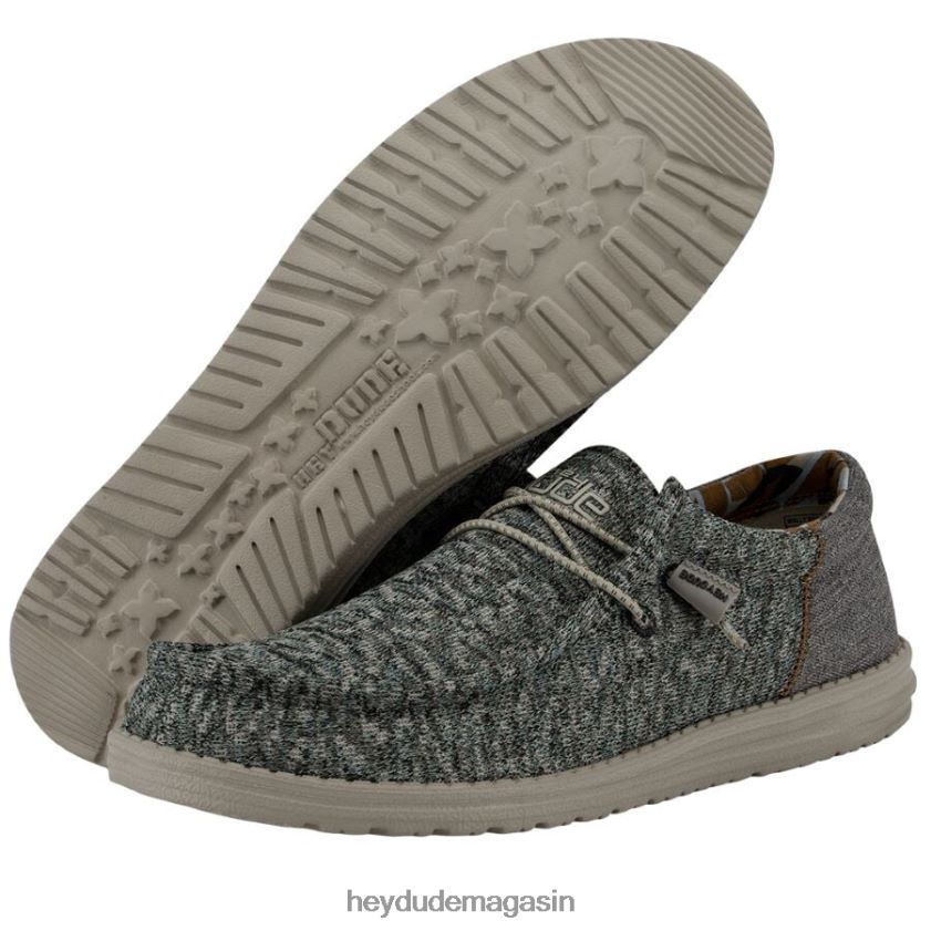 Hey Dude Hommes wally sox trouille ombre bleue chaussures DT40T4447