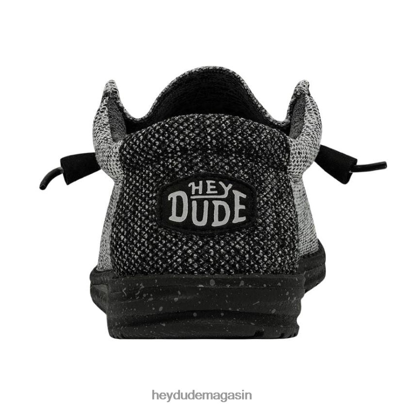 Hey Dude Hommes wally stretch poly Web sombre chaussures DT40T4305