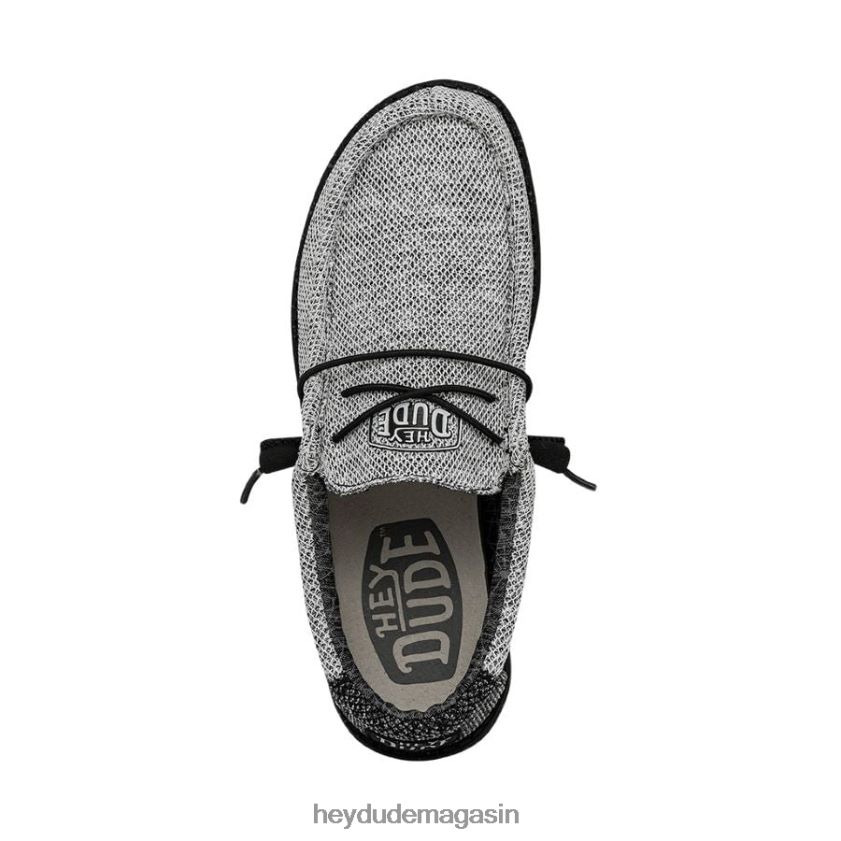 Hey Dude Hommes wally stretch poly Web sombre chaussures DT40T4305