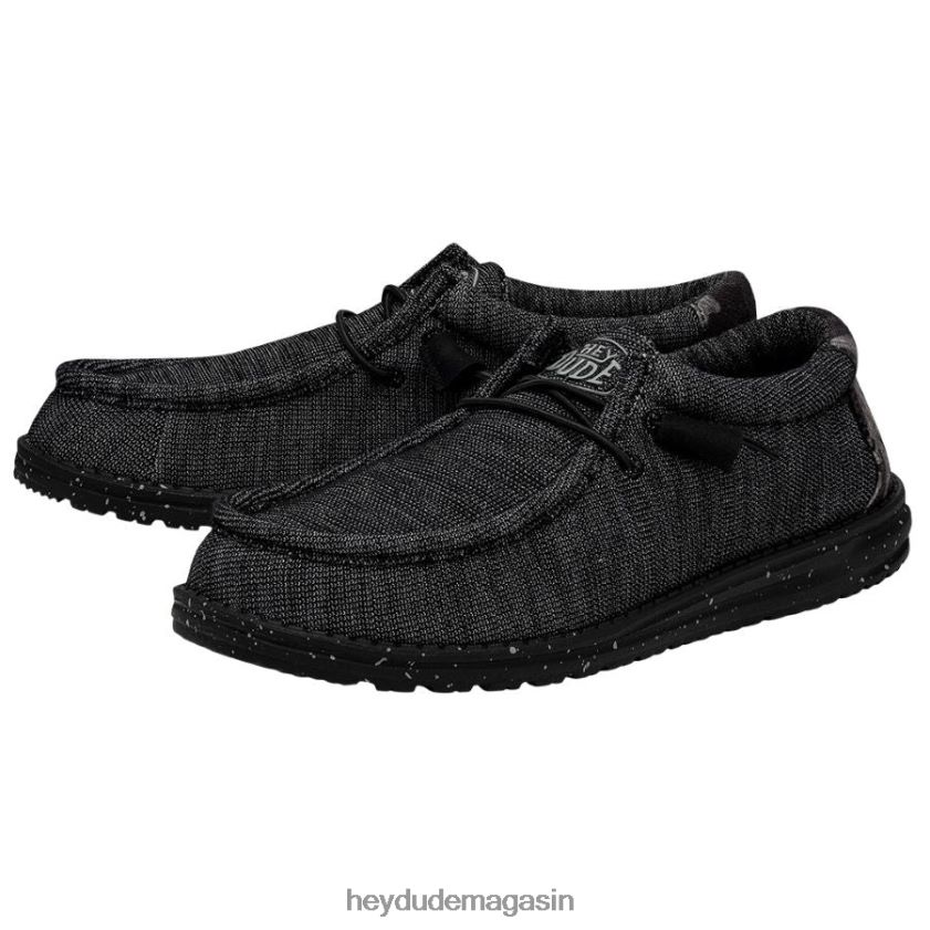 Hey Dude Hommes wally stretch poly bunker de minuit chaussures DT40T4306