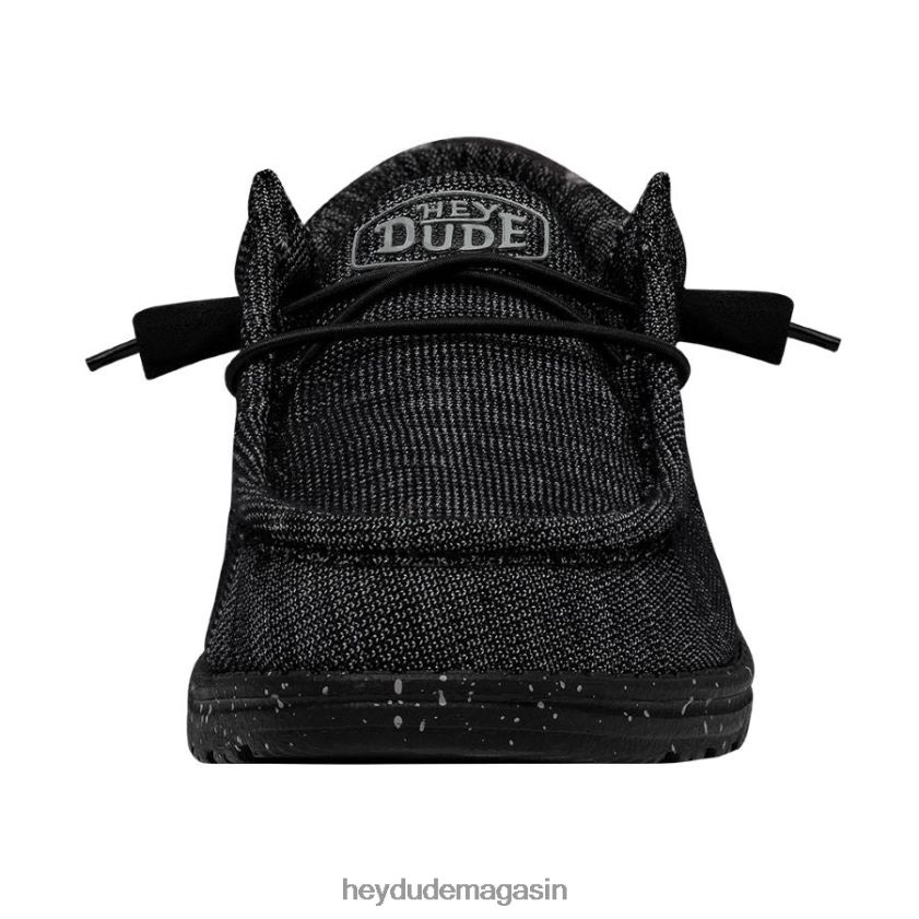 Hey Dude Hommes wally stretch poly bunker de minuit chaussures DT40T4306