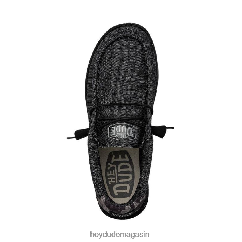 Hey Dude Hommes wally stretch poly bunker de minuit chaussures DT40T4306