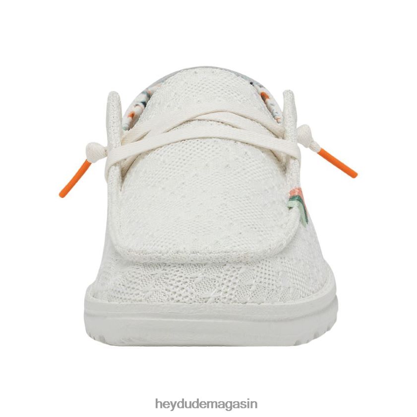 Hey Dude Hommes Wendy Bohème crochet blanc chaussures DT40T469