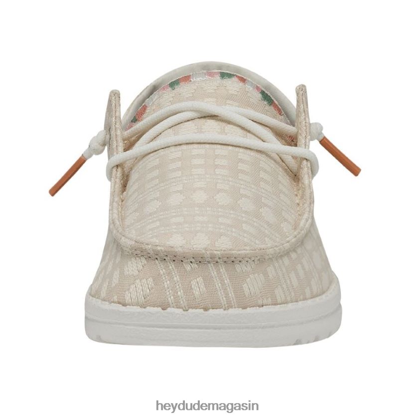 Hey Dude Hommes Wendy Bohème rose de poussière de broderie chaussures DT40T462