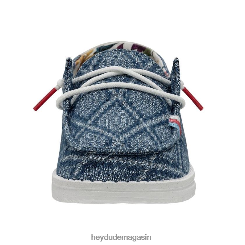 Hey Dude Hommes Wendy Bohème vrai bleu chaussures DT40T461
