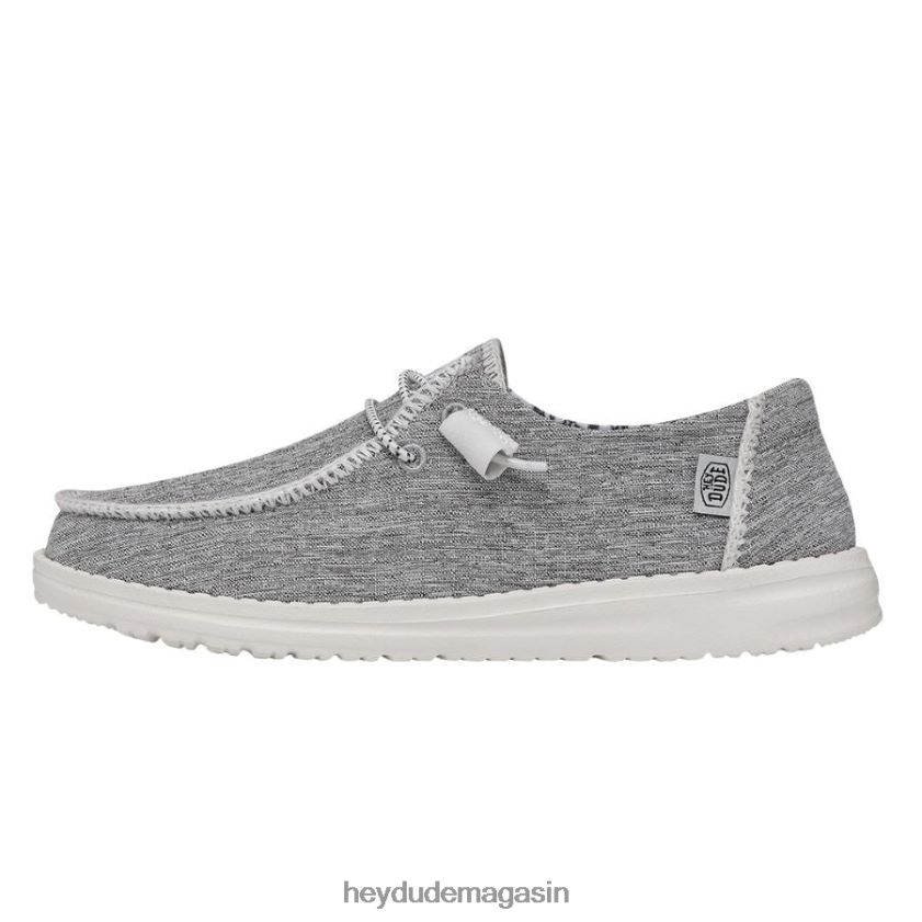 Hey Dude Hommes Wendy Boho point mélange blanc chaussures DT40T46