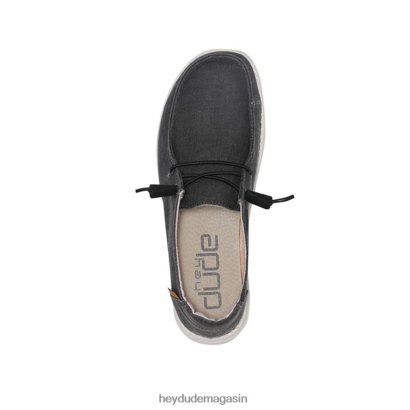 Hey Dude Hommes Wendy Chambray hors noir chaussures DT40T4104