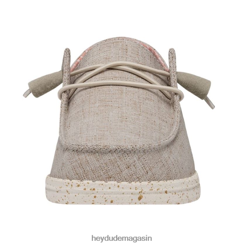 Hey Dude Hommes Wendy Chambray large noix blanche chaussures DT40T4205