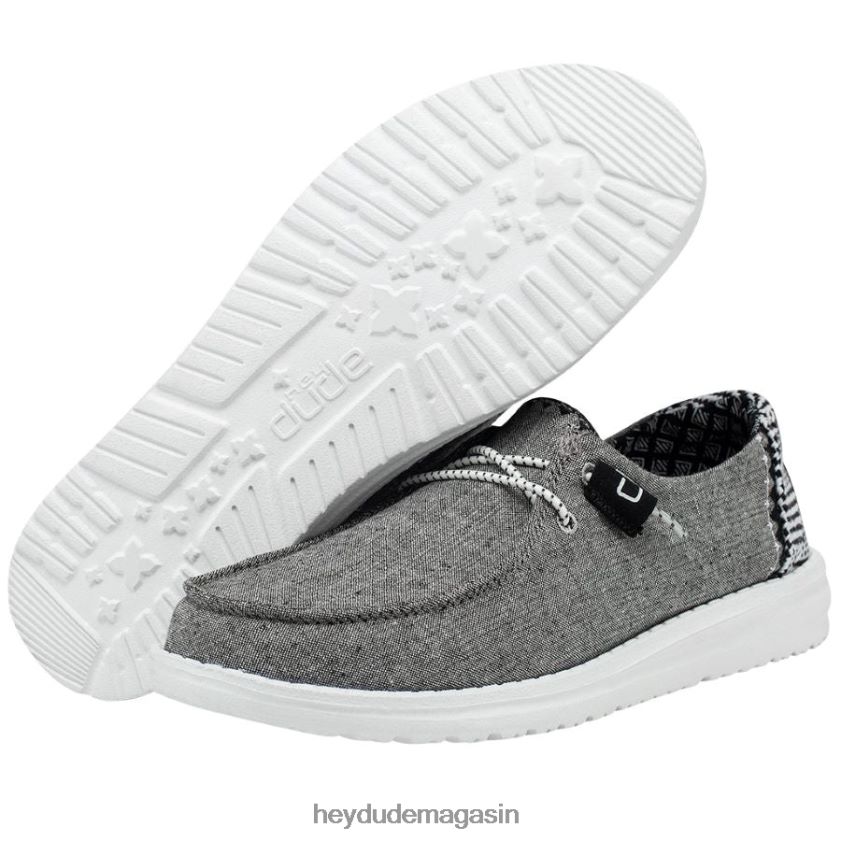 Hey Dude Hommes Wendy Chambray onyx chaussures DT40T4106