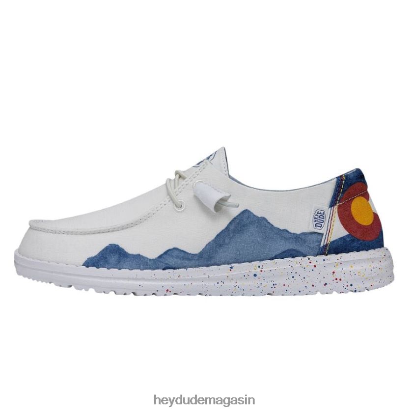 Hey Dude Hommes Wendy Colorado aquarelle blanc chaussures DT40T4197
