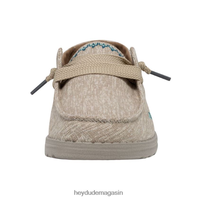 Hey Dude Hommes Wendy Flore beige tournesol chaussures DT40T4139