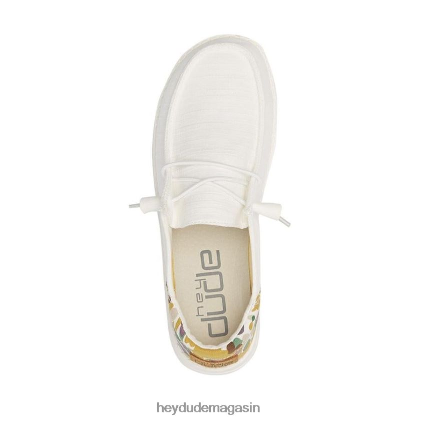 Hey Dude Hommes Wendy Funk Chambray blanc chaussures DT40T4161