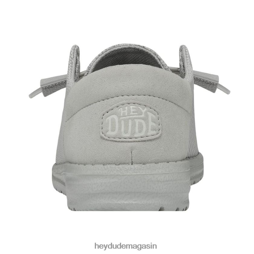 Hey Dude Hommes Wendy Funk Mono gris chaussures DT40T4115