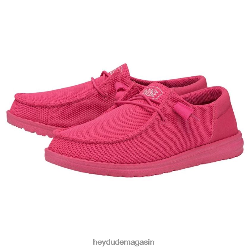 Hey Dude Hommes Wendy Funk Mono rose électrique chaussures DT40T4113
