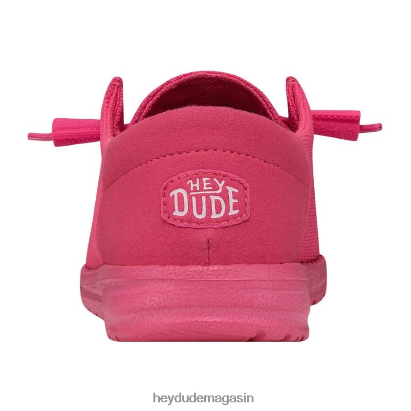 Hey Dude Hommes Wendy Funk Mono rose électrique chaussures DT40T4113