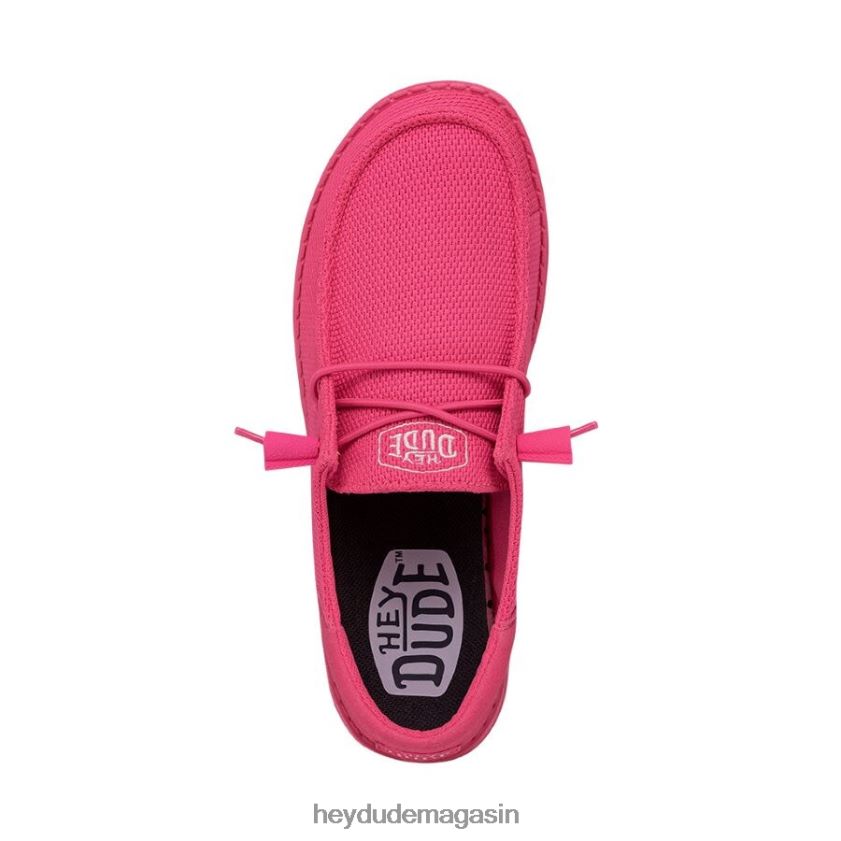Hey Dude Hommes Wendy Funk Mono rose électrique chaussures DT40T4113