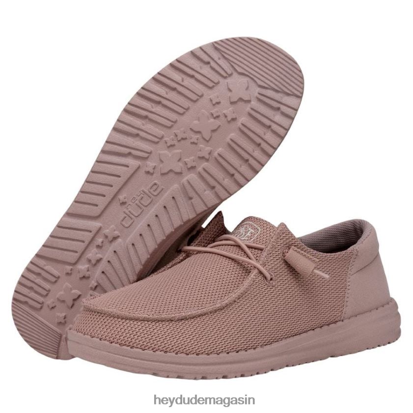 Hey Dude Hommes Wendy Funk Mono sable rose chaussures DT40T4116