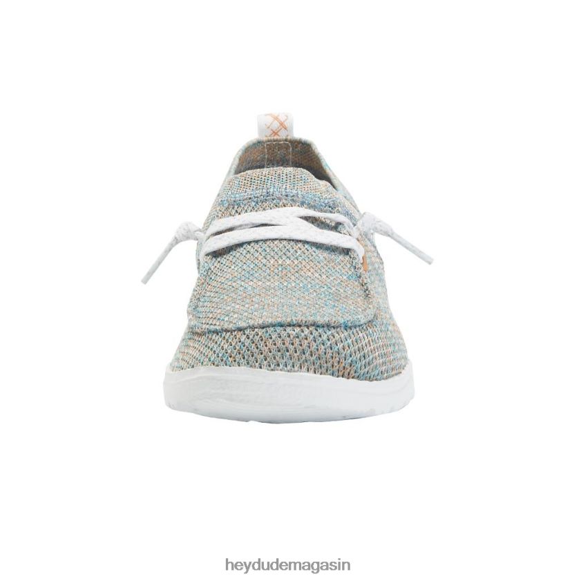 Hey Dude Hommes Wendy Halo corail azur chaussures DT40T4132