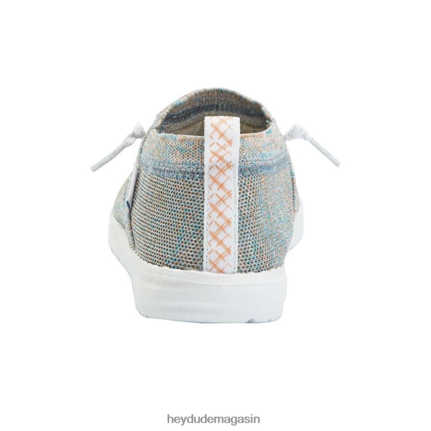 Hey Dude Hommes Wendy Halo corail azur chaussures DT40T4132