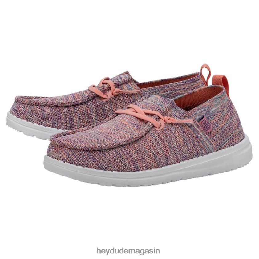 Hey Dude Hommes Wendy Halo coucher de soleil rose chaussures DT40T4127