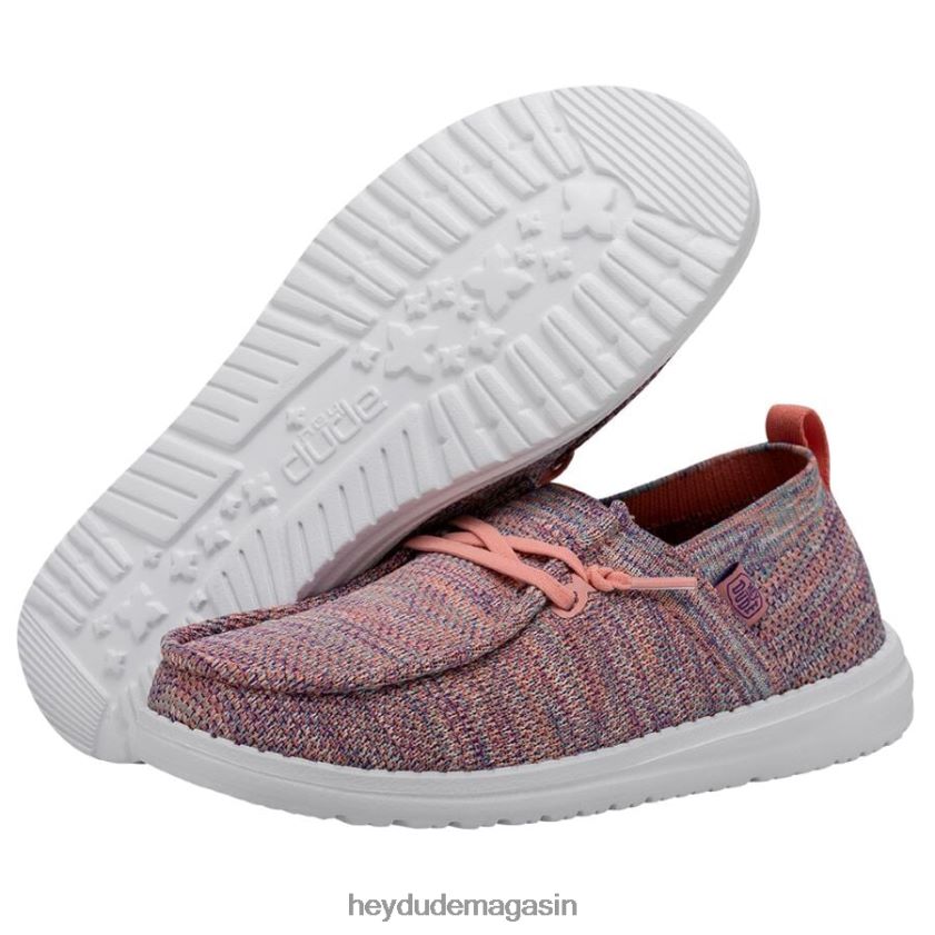 Hey Dude Hommes Wendy Halo coucher de soleil rose chaussures DT40T4127