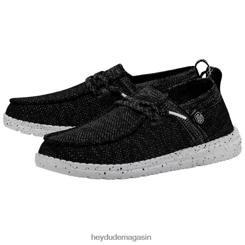Hey Dude Hommes Wendy Halo noir chaussures DT40T4130