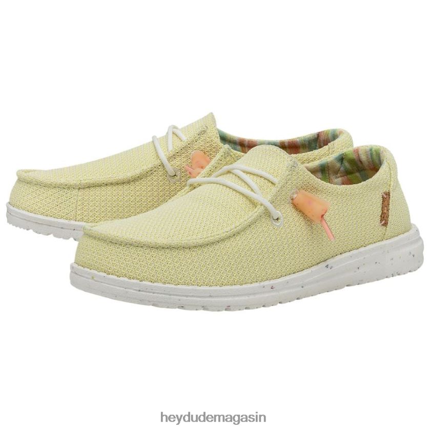 Hey Dude Hommes Wendy Knit II citron vert chaussures DT40T457