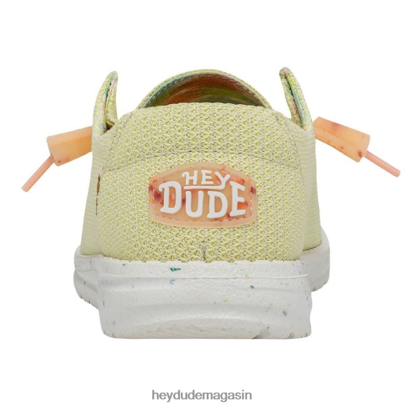 Hey Dude Hommes Wendy Knit II citron vert chaussures DT40T457