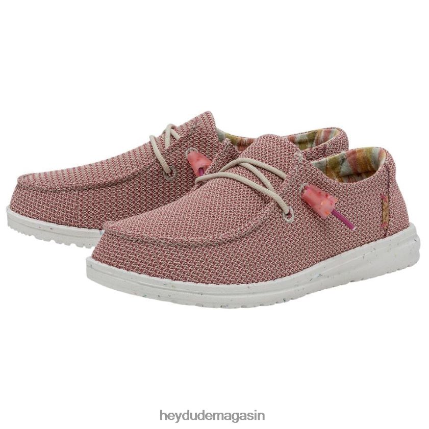 Hey Dude Hommes Wendy Knit II rose du désert chaussures DT40T454